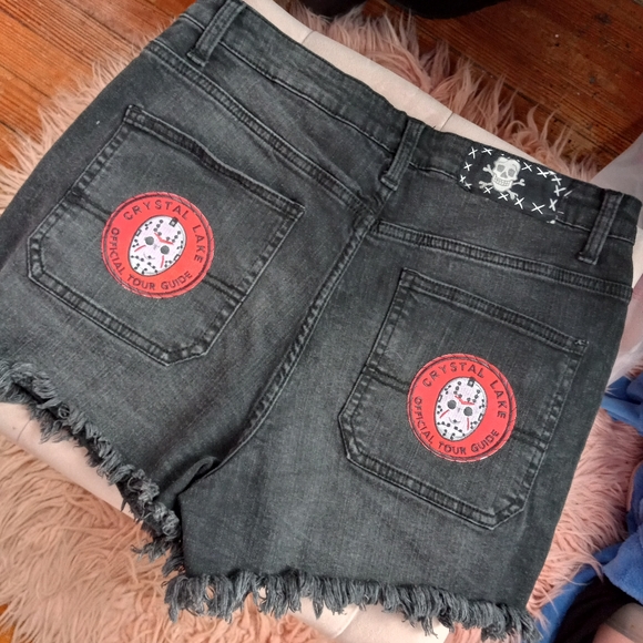 Fandom themed OOAK customized denim shorts! Spring drop! PRICE FIRM! - Picture 12 of 16